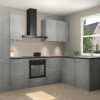 Beton Parelgrijs keuken Bazel 113450