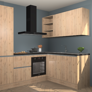 Madera Natuur greeploze keuken Krakau 113202