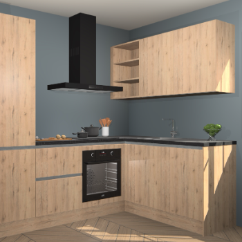 Madera Natuur greeploze keuken Krakau 113205