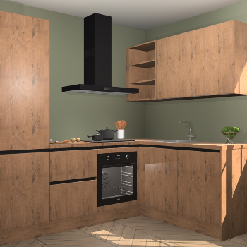 Astoria Eiken greeploze keuken Krakau 113049