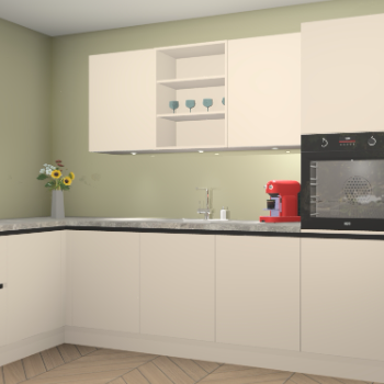 Kasjmier greeploze keuken Gotenburg 113405