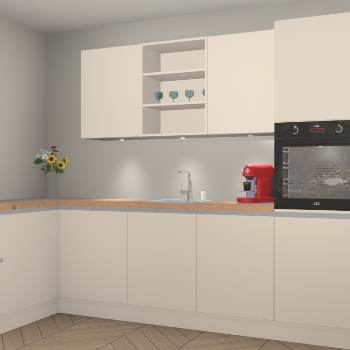 Kasjmier greeploze keuken Gotenburg 113386