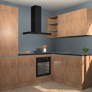 Astoria Eiken greeploze keuken Krakau 113303