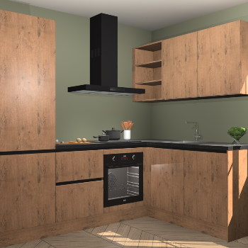 Astoria Eiken greeploze keuken Krakau 113318