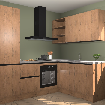 Astoria Eiken greeploze keuken Krakau 113320