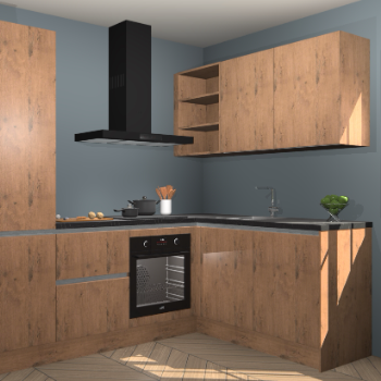 Astoria Eiken greeploze keuken Krakau 113306