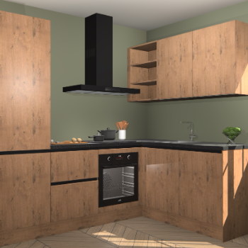 Astoria Eiken greeploze keuken Krakau 113321