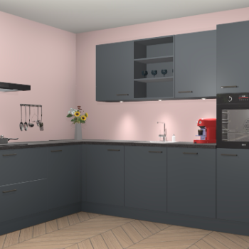 Onyxgrijze keuken Gotenburg 113343