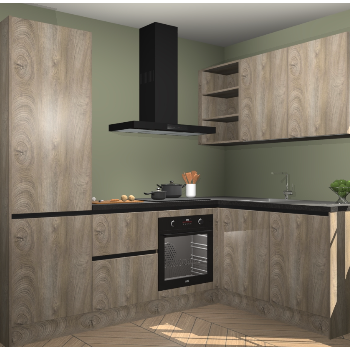 Cantaro Eiken greeploze keuken Krakau 113173