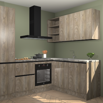 Cantaro Eiken greeploze keuken Krakau 113174