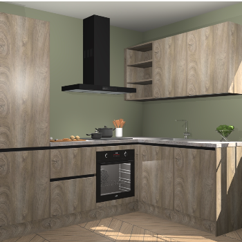 Cantaro Eiken greeploze keuken Krakau 113175