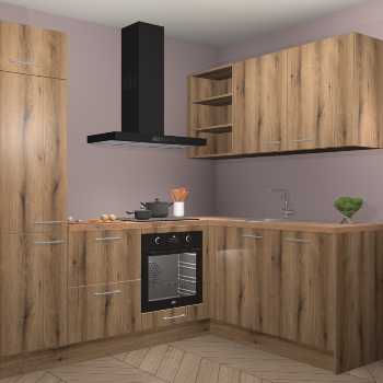 Goud Eiken keuken Krakau 112962