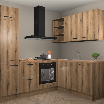 Goud Eiken keuken Krakau 112965