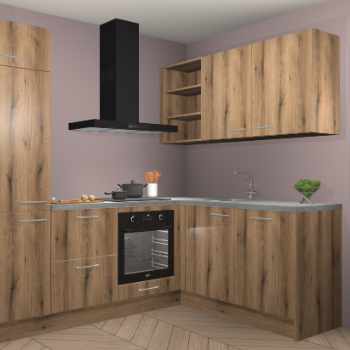 Goud Eiken keuken Krakau 113322