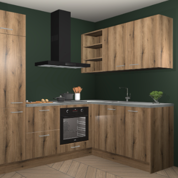 Goud Eiken keuken Krakau 113327