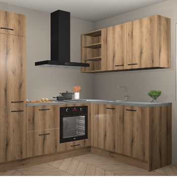 Goud Eiken keuken Krakau 113337