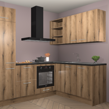 Goud Eiken keuken Krakau 113323