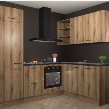 Goud Eiken keuken Krakau 113347