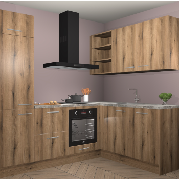 Goud Eiken keuken Krakau 113324