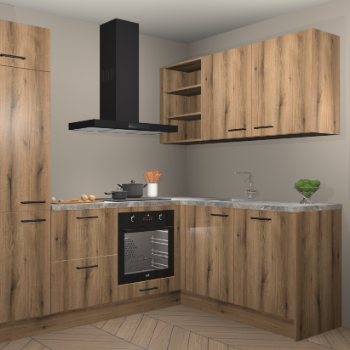 Goud Eiken keuken Krakau 113340