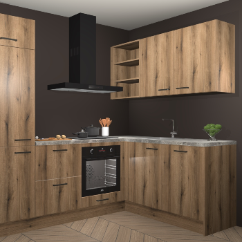 Goud Eiken keuken Krakau 113348