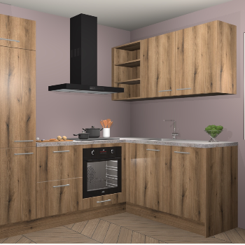 Goud Eiken keuken Krakau 113325