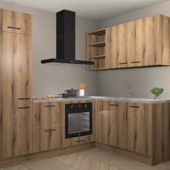 Goud Eiken keuken Krakau 113344