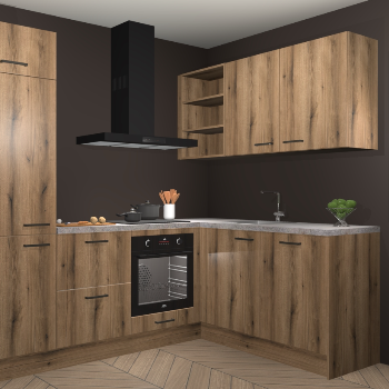 Goud Eiken keuken Krakau 113349