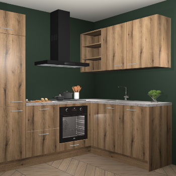 Goud Eiken keuken Krakau 113330