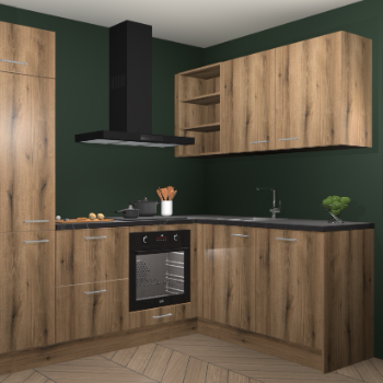 Goud Eiken keuken Krakau 113331