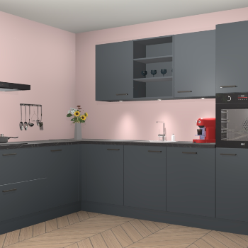 Onyxgrijze keuken Gotenburg 113474