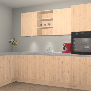 Madera Natuur greeploze keuken Gotenburg 113640