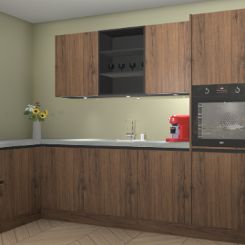 Noten greeploze keuken Gotenburg 114438