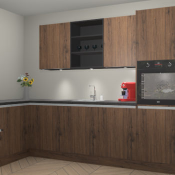 Noten greeploze keuken Gotenburg 114454