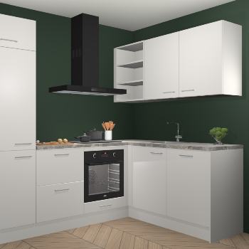 Zijdegrijze keuken Krakau 114167