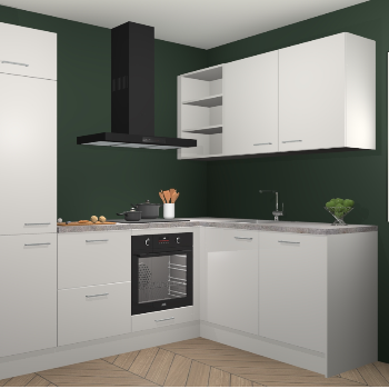 Zijdegrijze keuken Krakau 114168