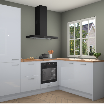 Sneeuwwitte hoogglans  keuken Linz 113947