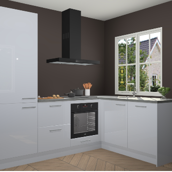 Sneeuwwitte hoogglans  keuken Linz 114388