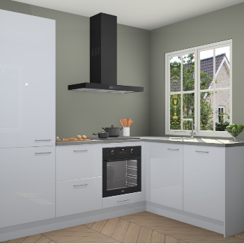 Sneeuwwitte hoogglans  keuken Linz 114389