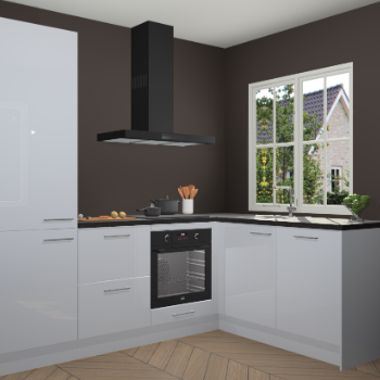 Sneeuwwitte hoogglans  keuken Linz 114393