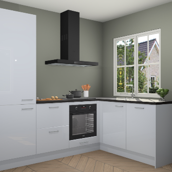 Sneeuwwitte hoogglans  keuken Linz 114394