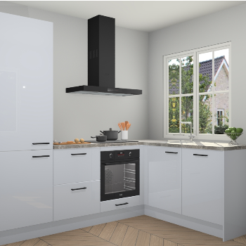 Sneeuwwitte hoogglans  keuken Linz 114402