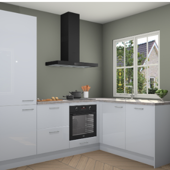 Sneeuwwitte hoogglans  keuken Linz 114406