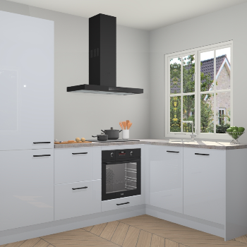 Sneeuwwitte hoogglans  keuken Linz 114408