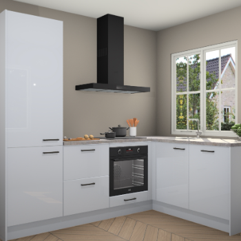 Sneeuwwitte hoogglans  keuken Linz 114409