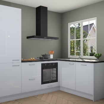 Sneeuwwitte hoogglans  keuken Linz 114412