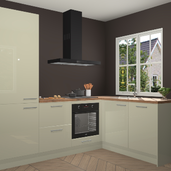 Magnolia hoogglans  keuken Linz 114555