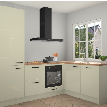 Magnolia hoogglans  keuken Linz 114558