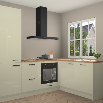 Magnolia hoogglans  keuken Linz 114559