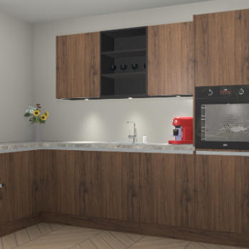 Noten greeploze keuken Gotenburg 114469